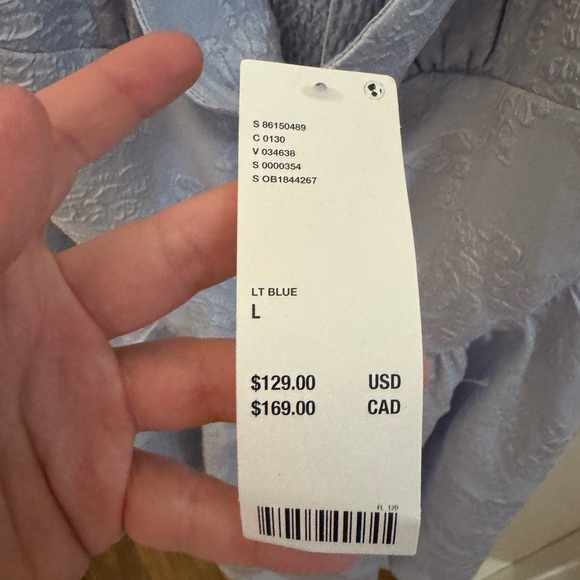 Kimchi Blue Textured Lace Dress in Soft Blue - Picture 6 of 6